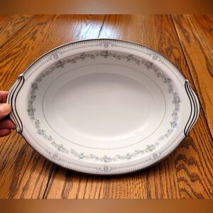 Noritake China Norwood 6011 Oval Vegetable Bowl 10"